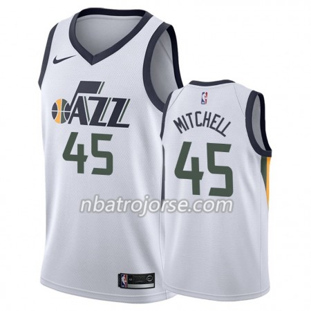 Män Utah Jazz Tröja Donovan Mitchell 45 2019-20 Nike Association Edition Swingman Män Utah Jazz Tröja Donovan Mitchell 45 2019-20 Nike Association Edition Swingman